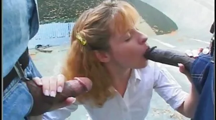 Hvid simpleton smagte to sorte haner dansk lesbisk sex
